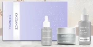 De exclusieve OXIDANCE-set is de perfecte verzorgingscombinatie Antioxidante bescherming en nieuwe energie voor gestreste huid