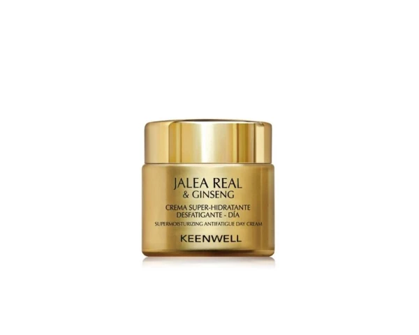 Royal Jelly / Jalea Real & Ginseng dag crème SUPERHUIDVERZORGENDE ANTIVERMOEIDHEID DAGCREME Code: K3301106 Snelle opname, frisse emulsie. Aangewezen voor dagelijkse verzorging van gestreste, vermoeide en verstikte huid.  Inhoud: 50 ml. - Foto 2