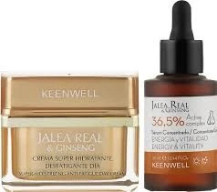 Royal Jelly / Jalea Real & Ginseng dag crème SUPERHUIDVERZORGENDE ANTIVERMOEIDHEID DAGCREME Code: K3301106 Snelle opname, frisse emulsie. Aangewezen voor dagelijkse verzorging van gestreste, vermoeide en verstikte huid.  Inhoud: 50 ml. - Foto 5