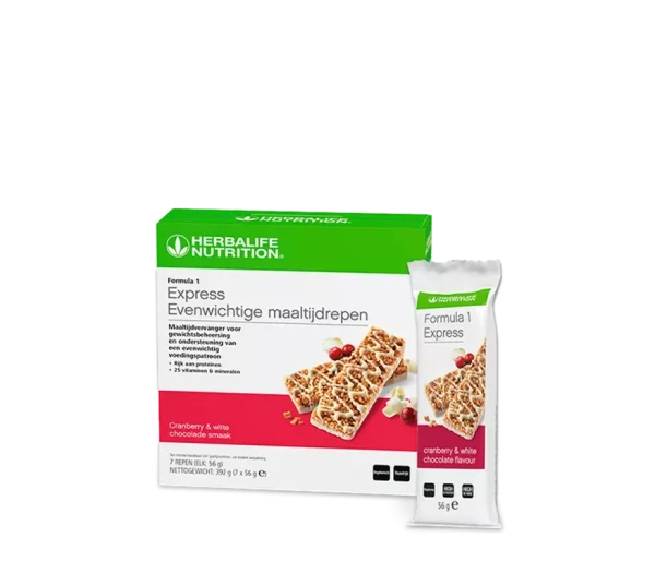 Formula 1 Express Evenwichtige Maaltijdrepen  ​Maaltijdvervangende reep voor onderweg om je te helpen je voedingsdoelen te halen. - Foto 1