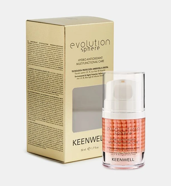 Keenwell Evolution Sphere Hydro-Antioxidant Multifunctionele Verzorging 50ml ( Orange Evolution)  - Foto 3