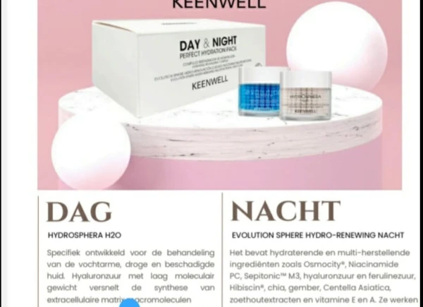 Limited Edition Hydrosphera H2O Dag en Evolution sphere hydro-renewing nacht - Foto 2